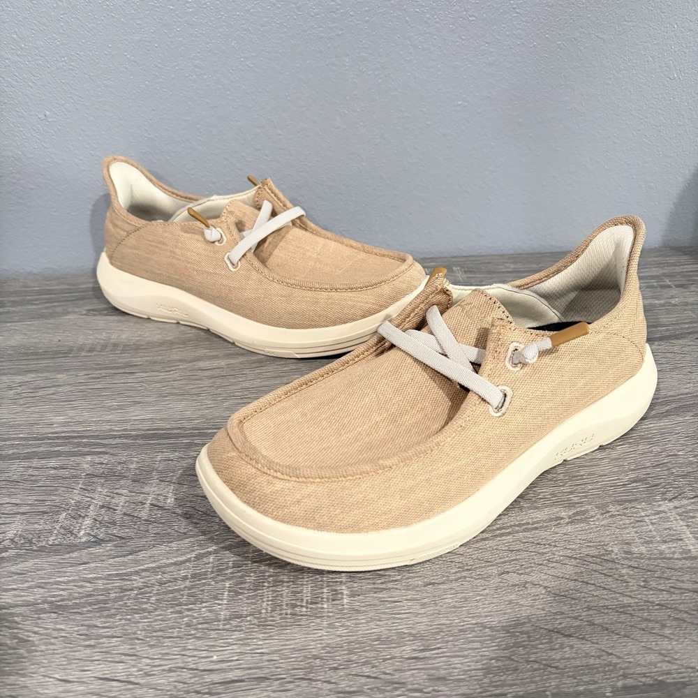 Kuru Womens Shoes 8.5 Medium Draft Rento Sand Cinnamon Slip On